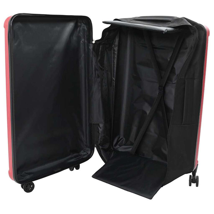 Vidaxx Koffer mit Schloss rot 50 x 30 x 76 cm ABS-Kunststoff