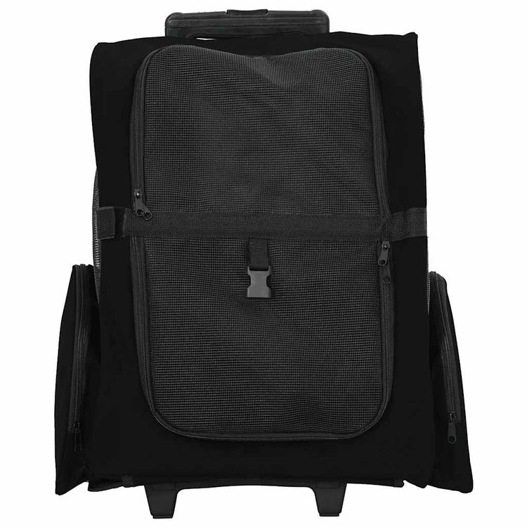 Vidaxx Haustierwagen 3-in-1 48x32x (57-106) cm Oxford-Stoff schwarz