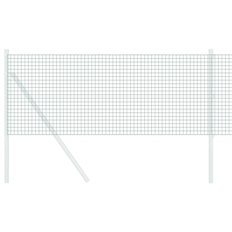 Vidaxl Schweißdrahtzaun grün 0,6 x 25 m