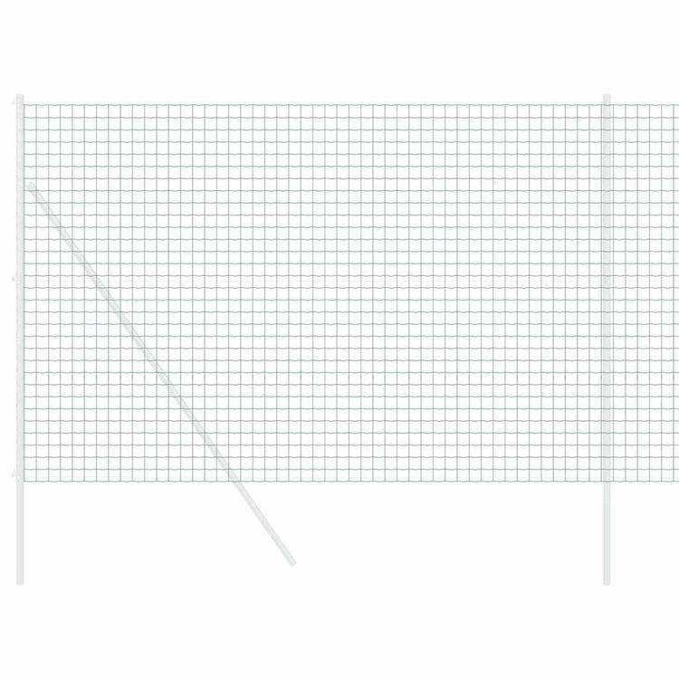 Vidaxx Eurozaun Grün 1,6 x 10 m PVC-beschichtetes Eisen
