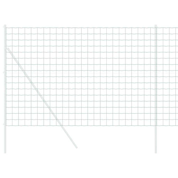 Vidaxx Eurozaun grün 1,6 x 10 m PVC-beschichtetes Eisen