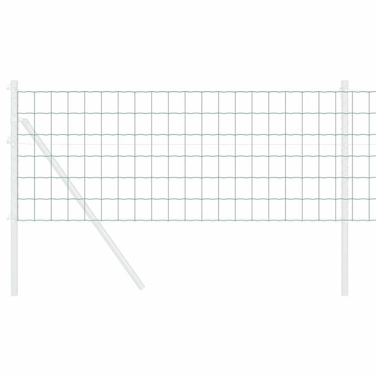 Vidaxx Eurozaun Grün 0,4 x 50 m PVC-beschichtetes Eisen