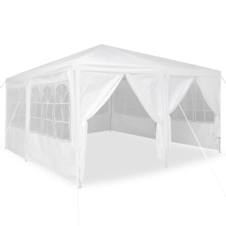 Vidaxx Partyzelt weiß 400 x 400 x 266 cm Polyethylen