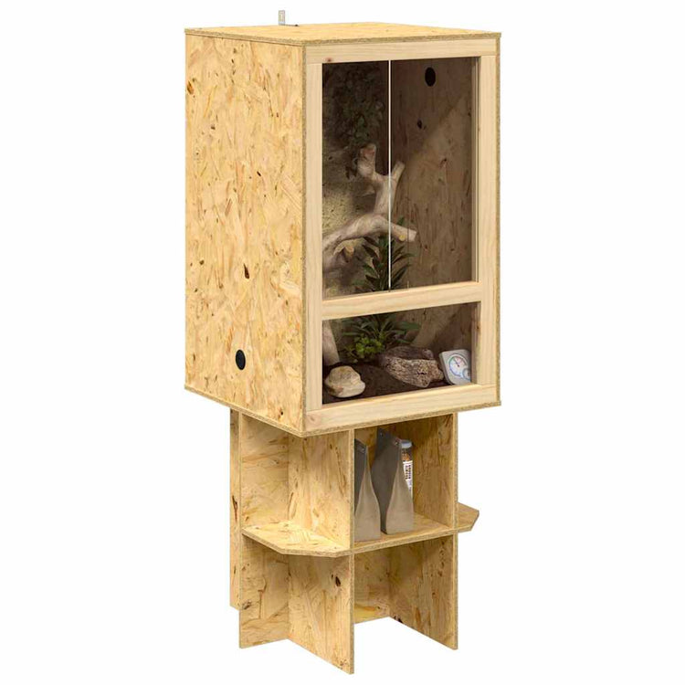 Vidaxl Terrarium braun 50 x 50 x 130 cm OSB