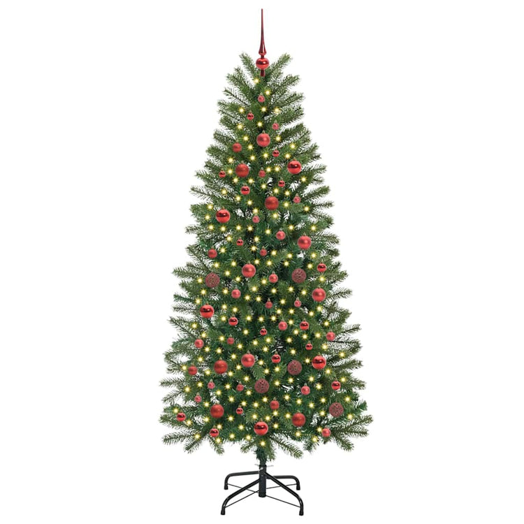Künstlicher Weihnachtsbaum von Vidaxx mit 300 LEDs mit standardmäßigem grünem 180 cm PE und PVC