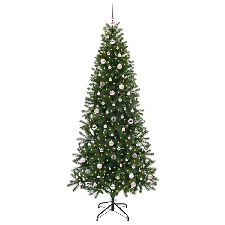 Künstlicher Weihnachtsbaum von Vidaxx mit 300 LEDs mit standardmäßigem grünem 240 cm PE und PVC