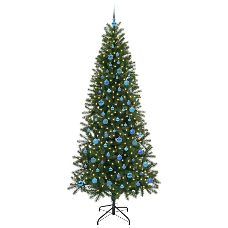 Künstlicher Weihnachtsbaum von Vidaxx mit 300 LEDs mit standardmäßigem grünem 240 cm PE und PVC