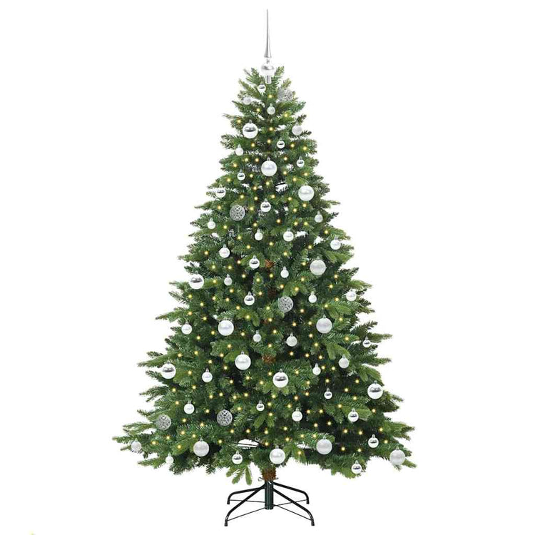 Künstlicher Weihnachtsbaum von Vidaxx mit 300 LEDs mit standardmäßigem grünem 180 cm PE und PVC