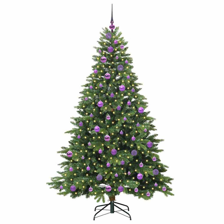 Künstlicher Weihnachtsbaum von Vidaxx mit 300 LEDs mit standardmäßigem grünem 180 cm PE und PVC