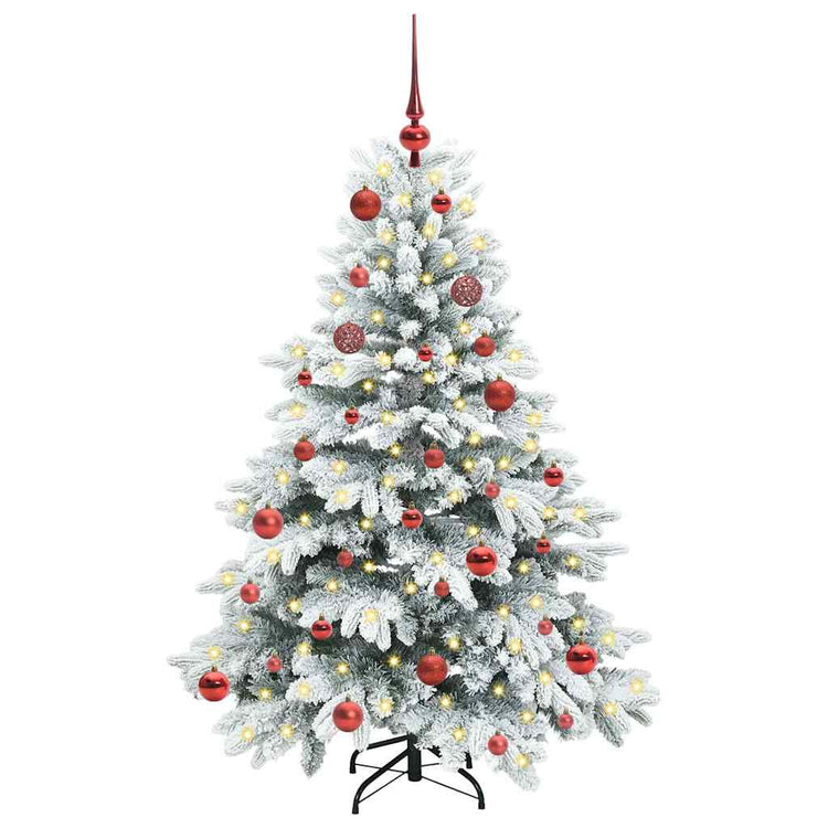 Vidaxx künstlicher Weihnachtsbaum mit 150 LEDs mit standardmäßigem weißem 150 cm PE und PVC