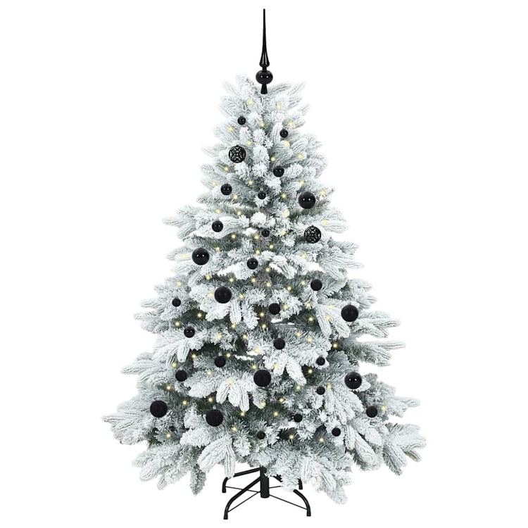 Vidaxx künstlicher Weihnachtsbaum mit 150 LEDs mit standardmäßigem weißem 150 cm PE und PVC