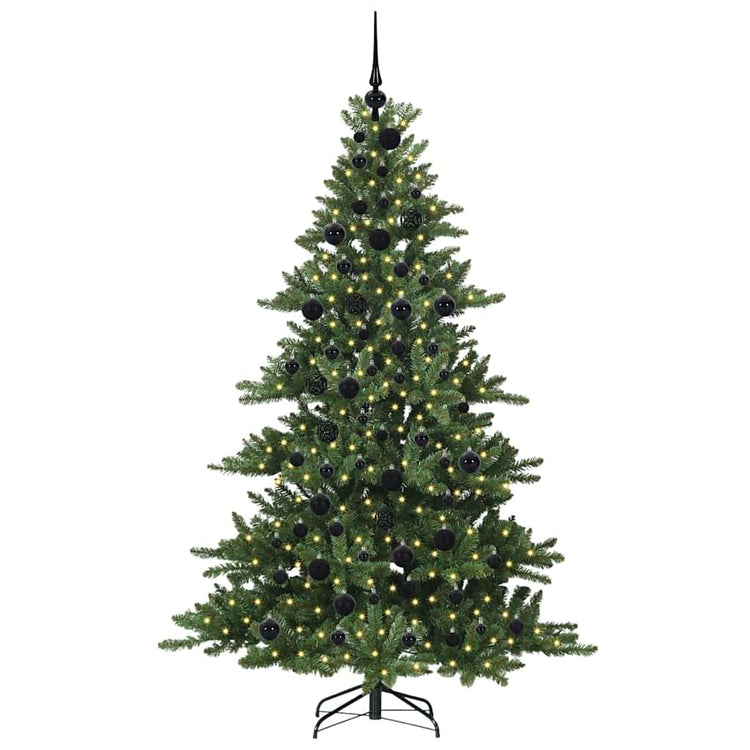 Vidaxx künstlicher klappbarer Weihnachtsbaum grün 180 cm PVC und Stahl