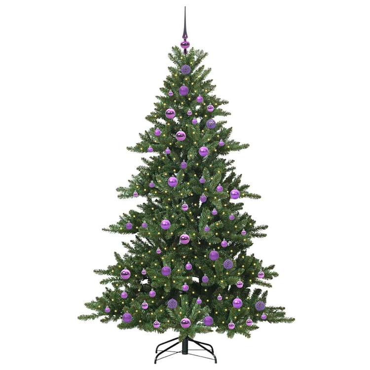 Vidaxx künstlicher klappbarer Weihnachtsbaum grün 180 cm PVC und Stahl