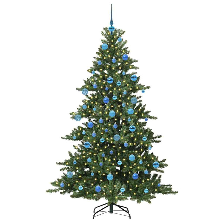 Vidaxx künstlicher klappbarer Weihnachtsbaum grün 180 cm PVC und Stahl