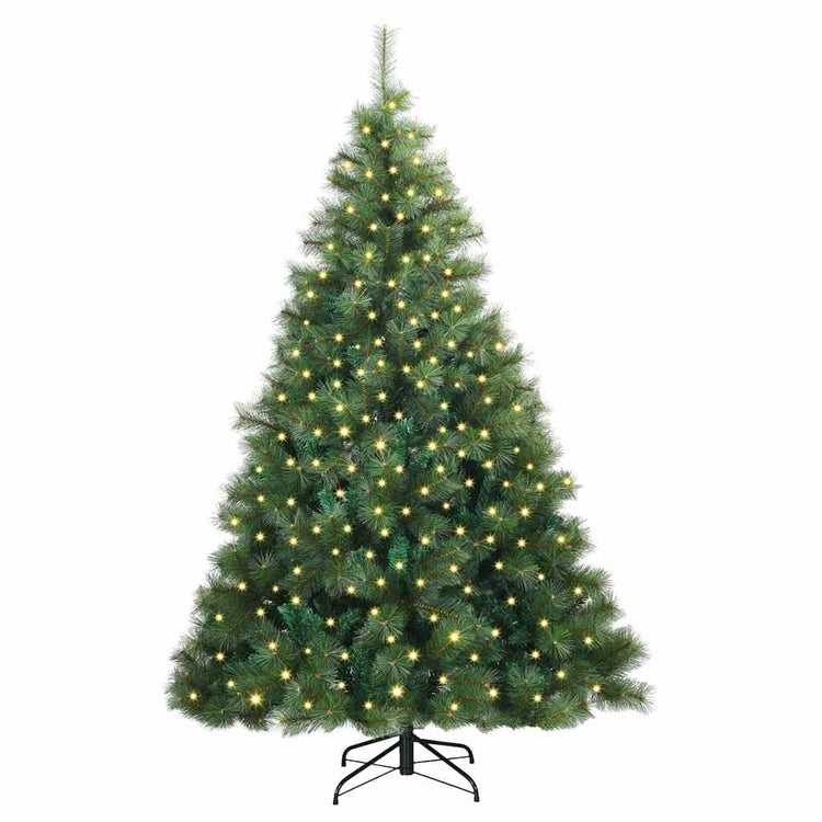 Künstlicher Weihnachtsbaum von Vidaxx mit 300 LEDs mit standardmäßigem grünem 180 cm PE und PVC