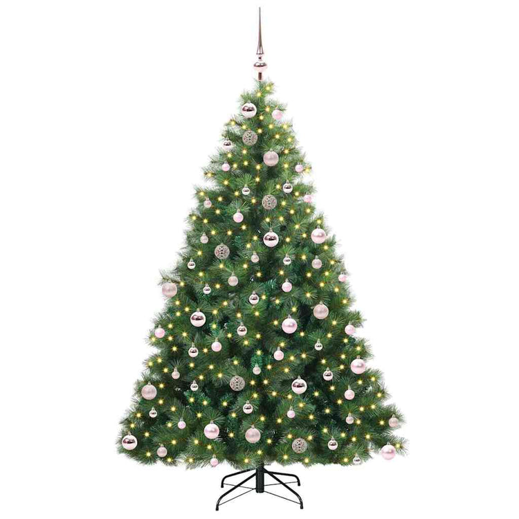 Künstlicher Weihnachtsbaum von Vidaxx mit 300 LEDs mit standardmäßigem grünem 180 cm PE und PVC