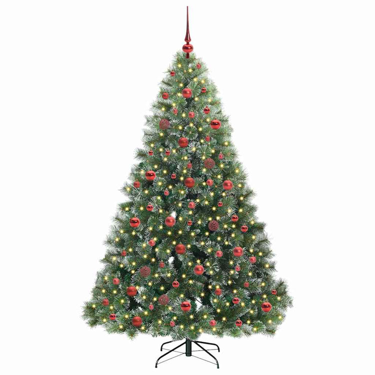 Künstlicher Weihnachtsbaum von Vidaxx mit 300 LEDs mit standardmäßigem grünem 180 cm PE und PVC