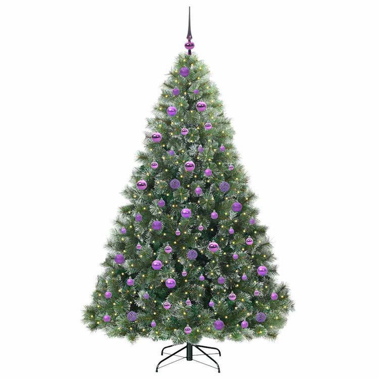 Künstlicher Weihnachtsbaum von Vidaxx mit 300 LEDs mit standardmäßigem grünem 180 cm PE und PVC