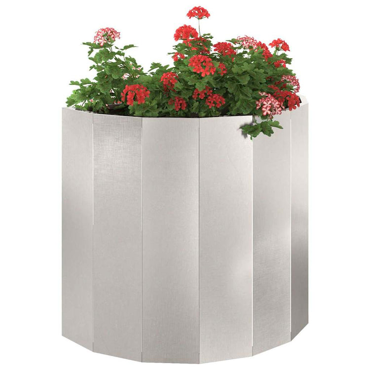 Vidaxx Pflanzgefäß Silber 60 x 30 x 50 cm Edelstahl