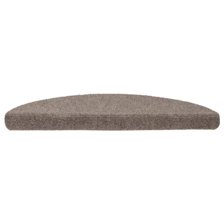 VidaXL Stufenmatten selbstklebend 20 Stück 56x17x3 cm beige halbrund