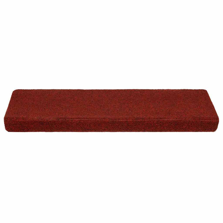 VidaXL Stufenmatten selbstklebend 20 Stück 65x21x4 cm weinrot mit rechteckigem Rand