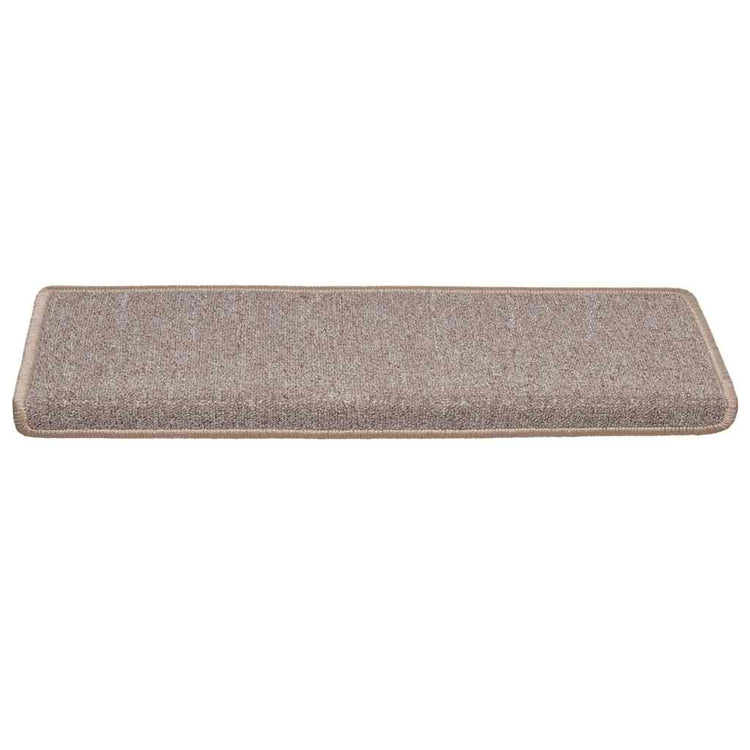 Vidaxx Stufenmatten 30 St. 65x21x4 cm hellbraun mit rechteckigem Rand