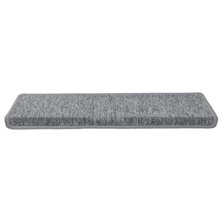 VidaXL Stufenmatten 30 Stück 65x21x4 cm hellgrau mit rechteckigem Rand