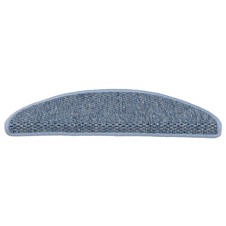 VidaXL Stufenmatten selbstklebend Sisaloptik 30 Stk. 56x17x3 cm Blau