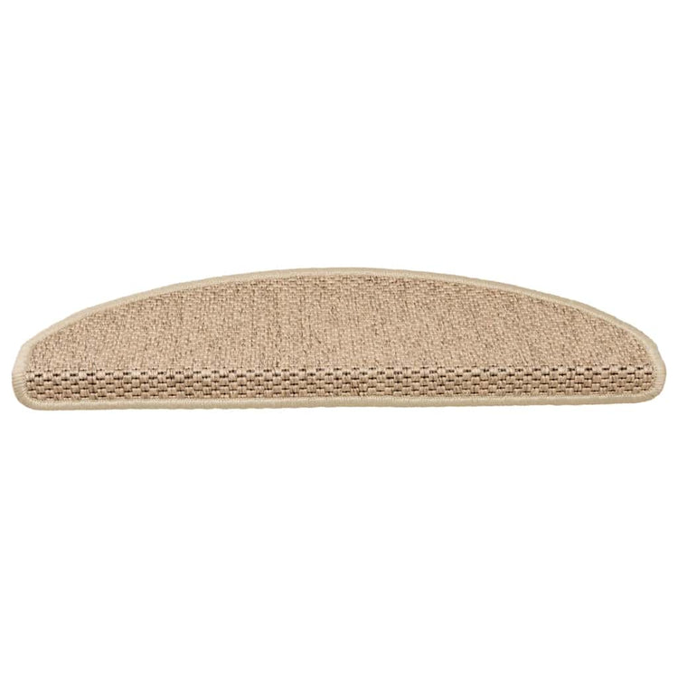VidaXL Stufenmatten selbstklebend Sisaloptik 30 Stk. 65x21x4 cm Sand