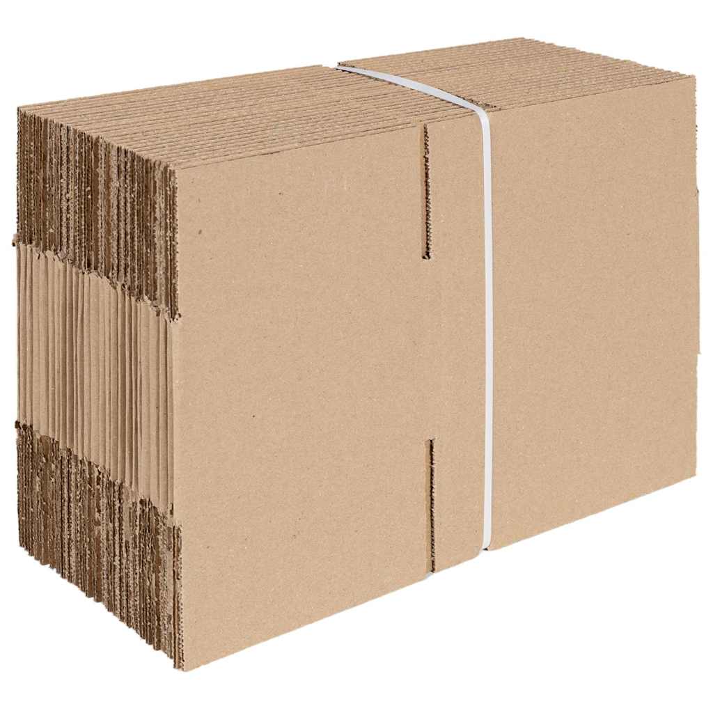 Vidaxx Faltbox mit Aufbewahrung 50 Stück Natur 20 x 15 x 10 cm Karton