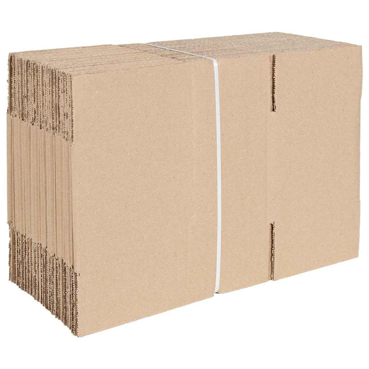 Vidaxx Faltschachtel mit Aufbewahrung 50 Stück Natur 24 x 13 x 13 cm Karton