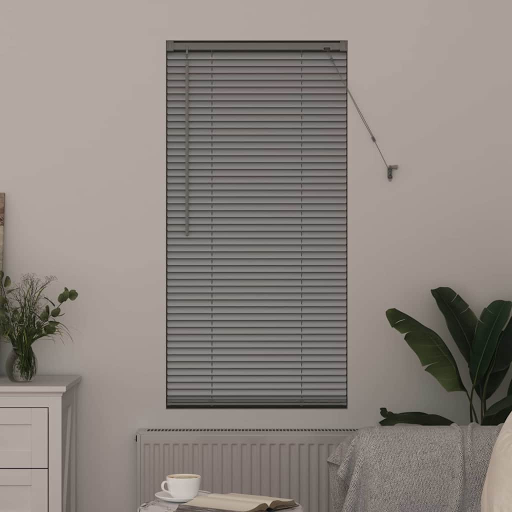 Vidaxx Jalousien Silber 175 x 60 cm Aluminium