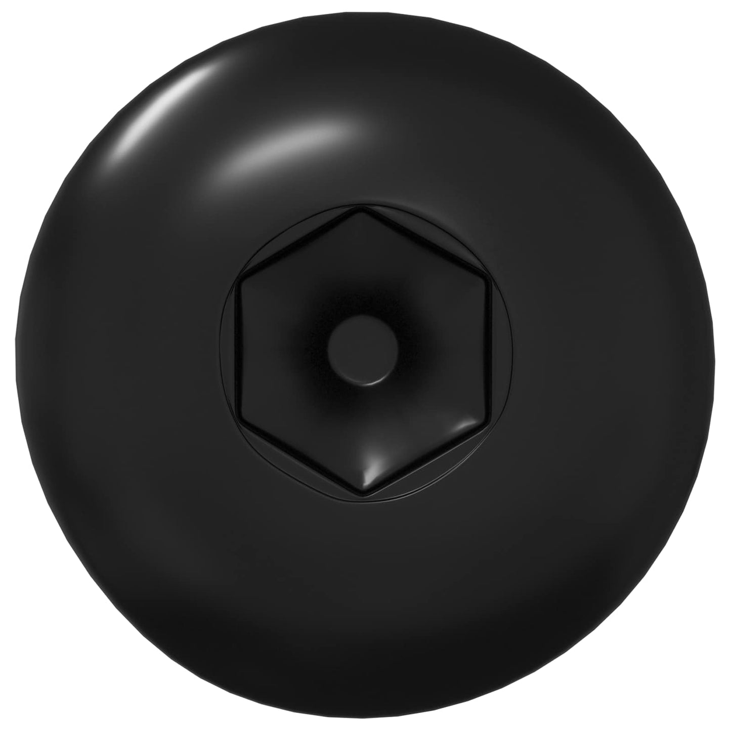 Vidaxl-Hülsenmuttern 12 Stück schwarz M4 x 14,5 mm Eisen