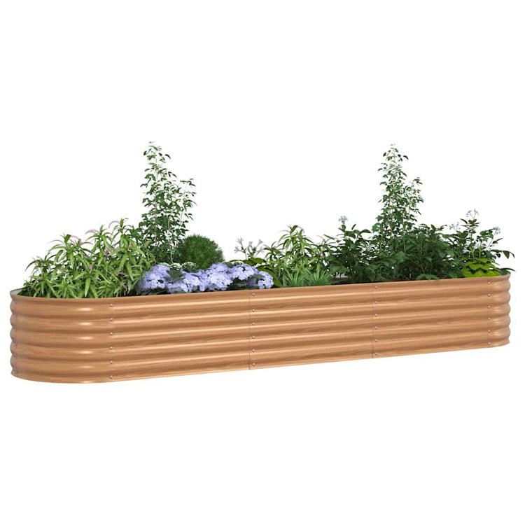 Vidaxx Hochbeet braun 320 x 80 x 44 cm Stahl