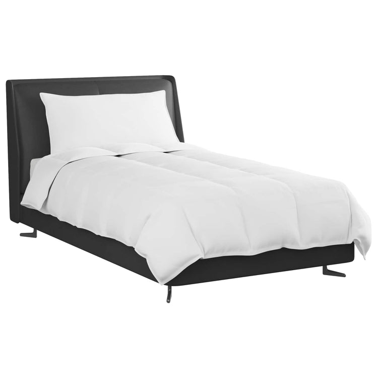 Vidaxl Sommerbettdecke mit Kissen 2 Stück weiße Daunenfedern