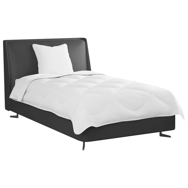Vidaxx Bettdecke mit Kissen 2 Stück weiße Mikrofaser