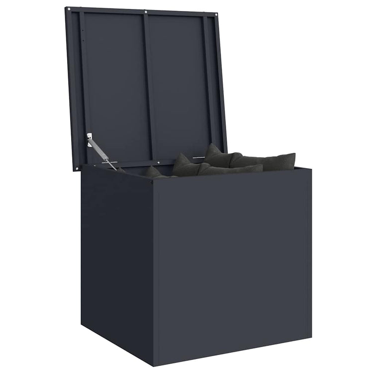Vidaxx Outdoor-Aufbewahrungsbox Anthrazit 55 x 50,5 x 50 cm Stahl