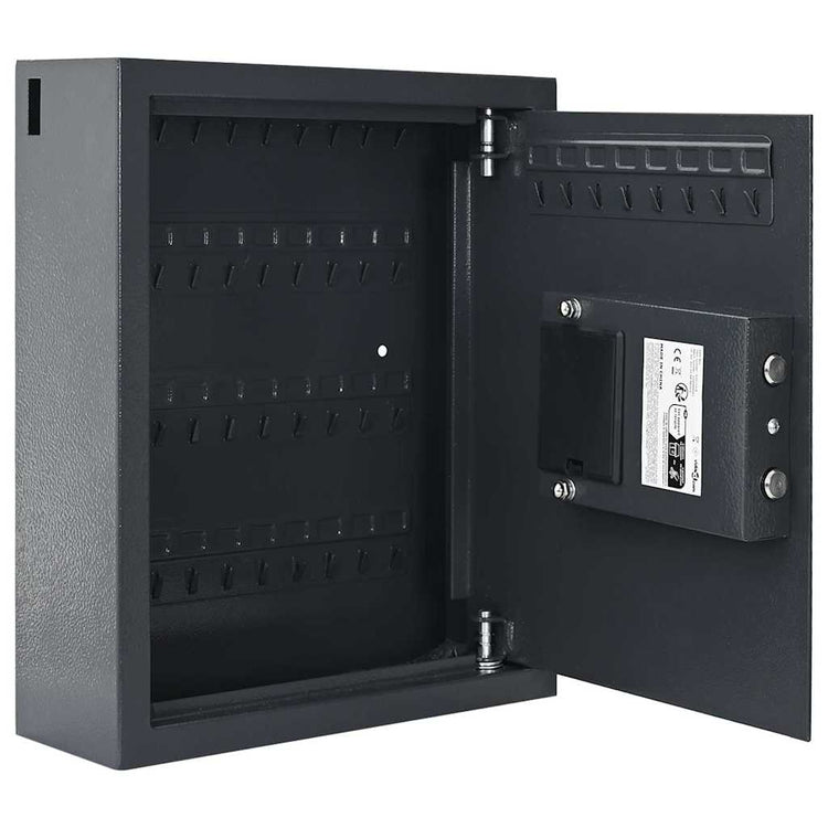 Vidaxl digitaler Safe mit Schloss dunkelgrau 30 x 10 x 36,5 cm Stahl