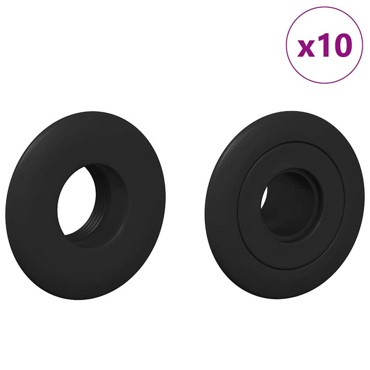 Vidaxl Kickertischlager für 5 x 5 x 2,8 cm Stab 10 Stück schwarz