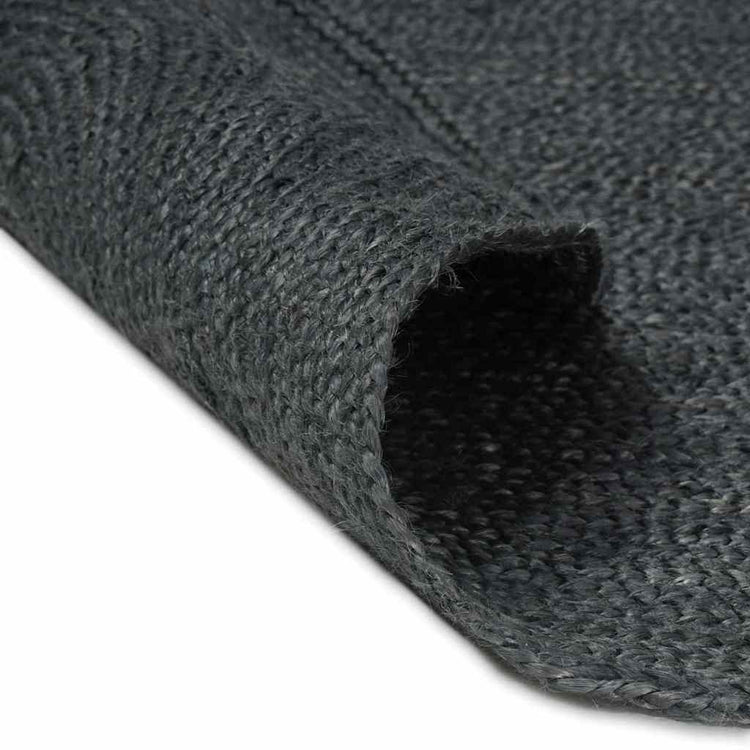 Vidaxl Teppiche oval schwarz 100 x 152 cm Jute