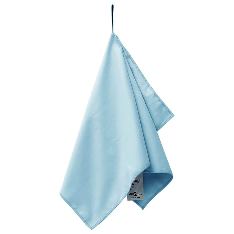 Vidaxx Sporthandtücher 2 Stück blau 50 x 30 cm Polyester und Polyamid