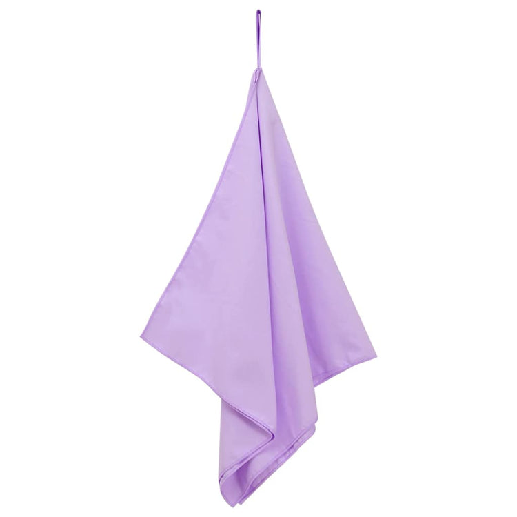 Vidaxx Sporthandtücher 2 Stück lila 100 x 50 cm Polyester und Polyamid