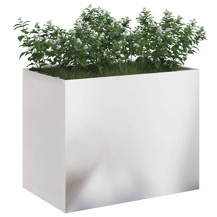 Vidaxx Gartenblumentopf Edelstahl 50 x 32 x 40 cm Edelstahl