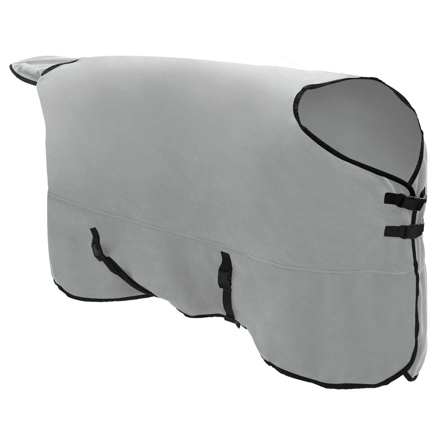 VidaXL Pferdedecke komplett aus hellgrauem und rosa Polyester