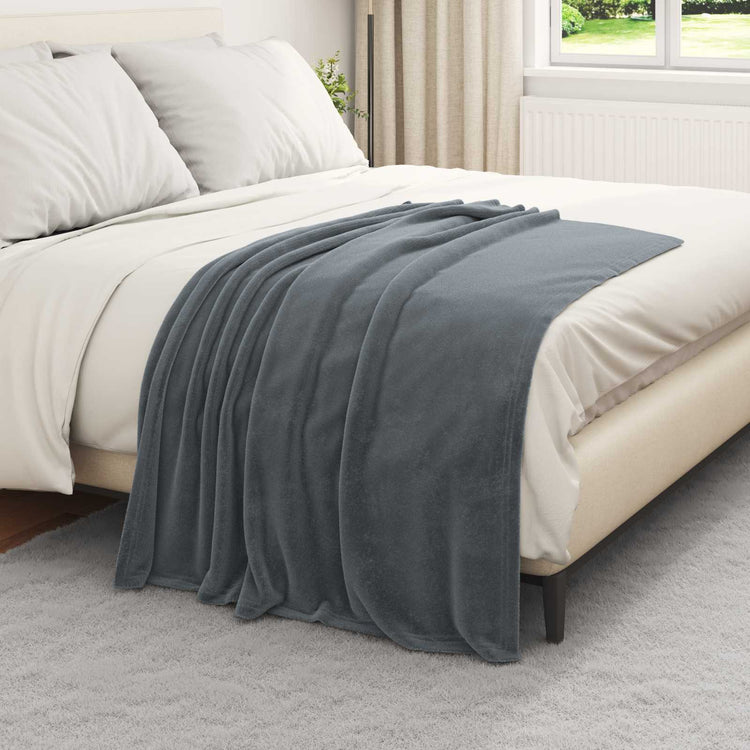 Vidaxl-Teppiche 6 Stück dunkelgrau 130 x 150 cm Fleece