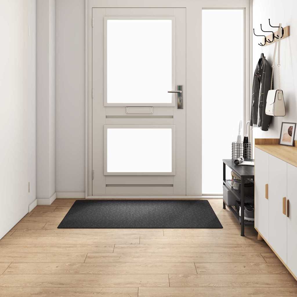 Vidaxl Teppichläufer dunkelgrau 100 x 150 cm 100 % Polypropylen