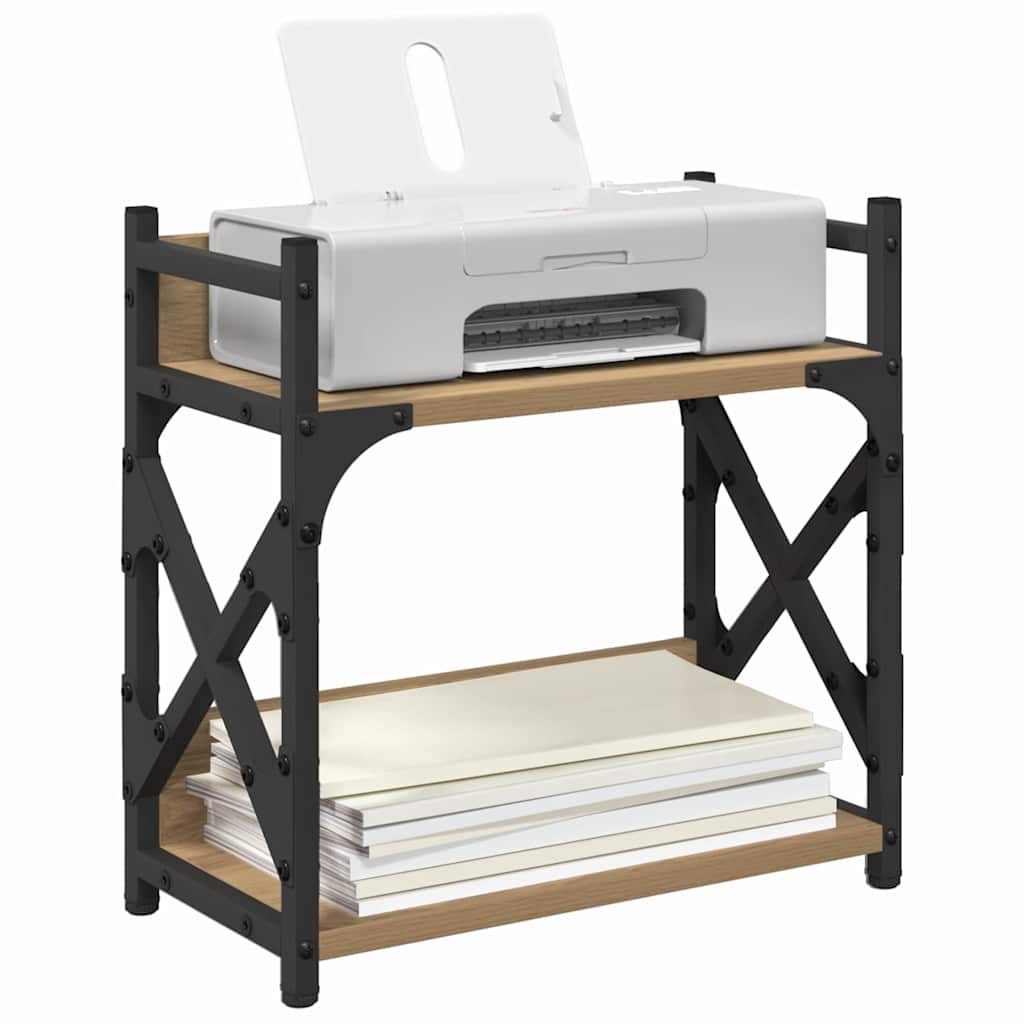 VidaXL Druckerständer Artisan Oak 40 x 20 x 40 cm Holzwerkstoff