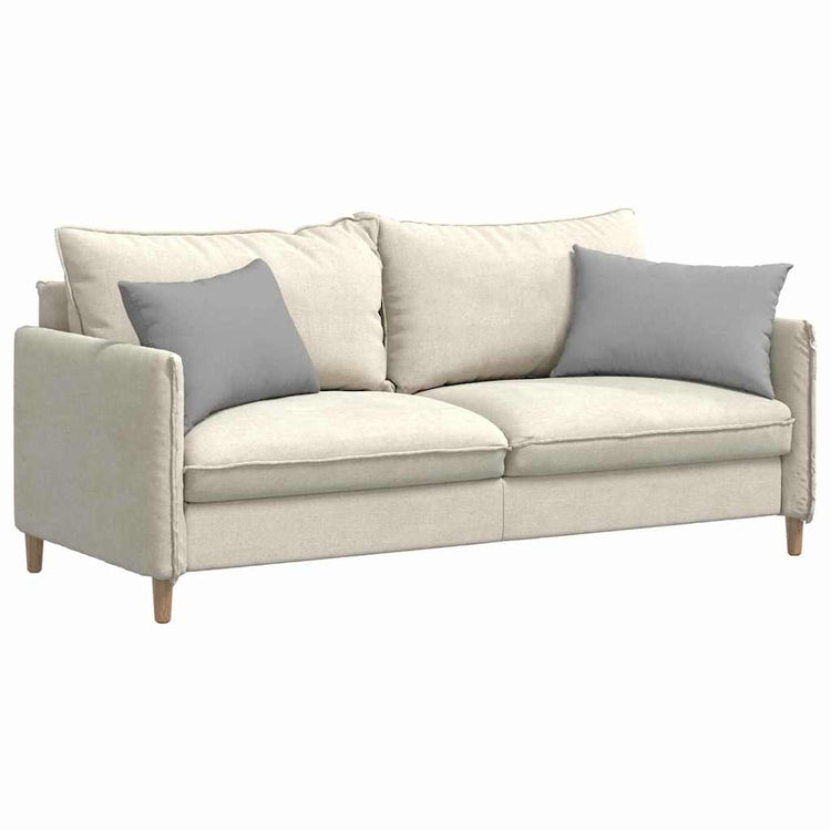 VidaXL Sofakissen 2 Stk. Wolkengrau 60 x 40 cm Stoff
