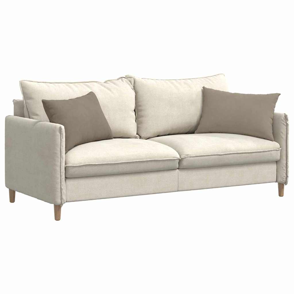 VidaXL Sofakissen 2 Stück Taupe 60 x 40 cm Stoff