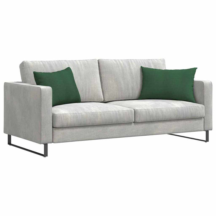 VidaXL Sofakissen 2 Stück dunkelgrün 60 x 40 cm Cordstoff
